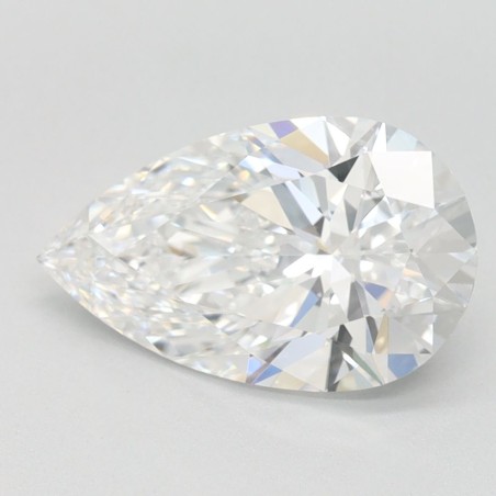 Diament laboratoryjny szlif gruszkowy, 1.61ct, VVS2, D, IGI LG744513842