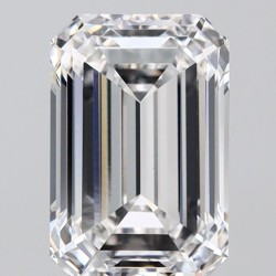 Diament laboratoryjny szlif szmaragdowy, 1.55ct, VVS2, E, IGI 650489557