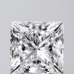Diament laboratoryjny szlif princess, 1.87ct, VVS2, E, IGI LG657418421