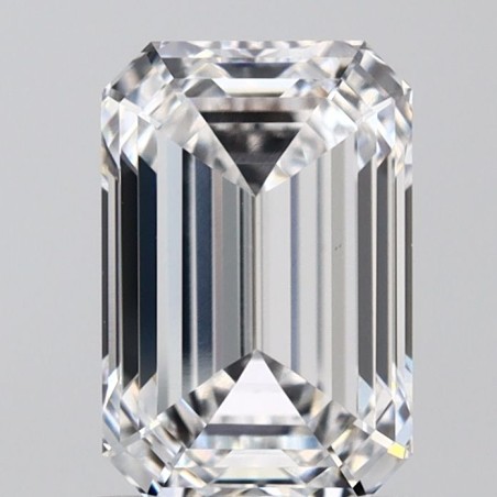 Diament laboratoryjny szlif szmaragdowy, 1.53ct, VVS2, D, IGI LG655458787