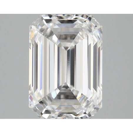 Diament laboratoryjny szlif szmaragdowy, 2.71ct, VVS2, E, GIA 7508948972