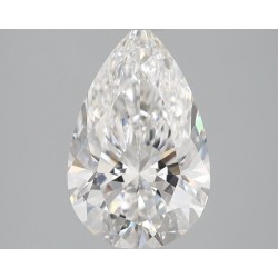 Diament laboratoryjny szlif gruszkowy, 1.56ct, VVS2, E, GIA 7508830486