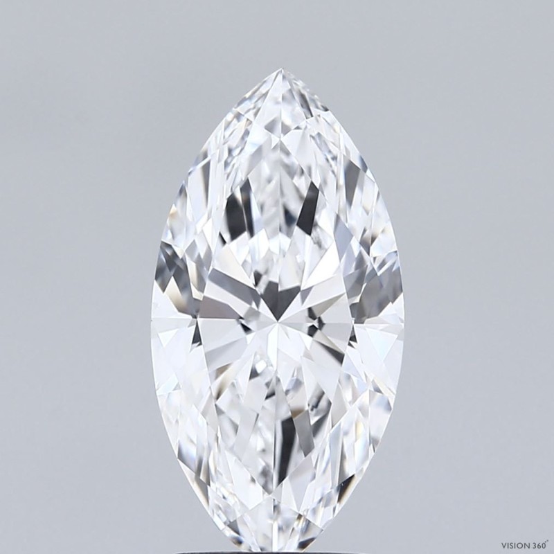 Diament laboratoryjny markiza, 2.5ct, VVS2, D, IGI LG743507942