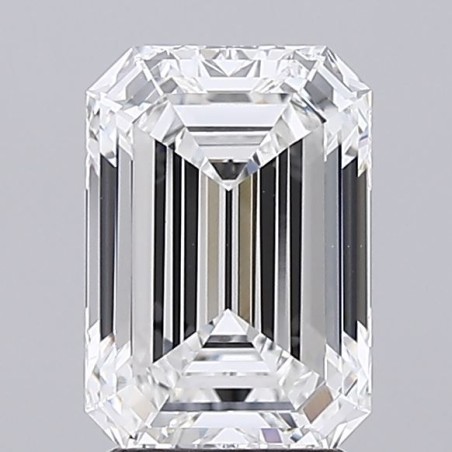 Diament laboratoryjny szlif szmaragdowy, 2.58ct, VVS2, E, IGI LG757507390