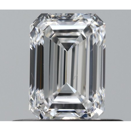 Diament szlif szmaragdowy, 0.5ct, VS2, E, GIA 1547239011