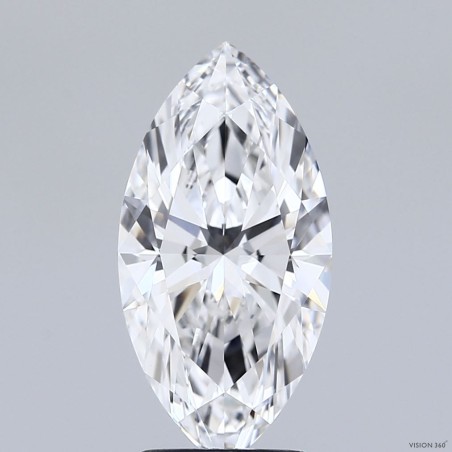 Diament laboratoryjny markiza, 2.59ct, VVS2, E, IGI LG752590953