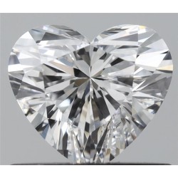 Diament serce, 0.53ct, VS2, E, GIA 6545240652