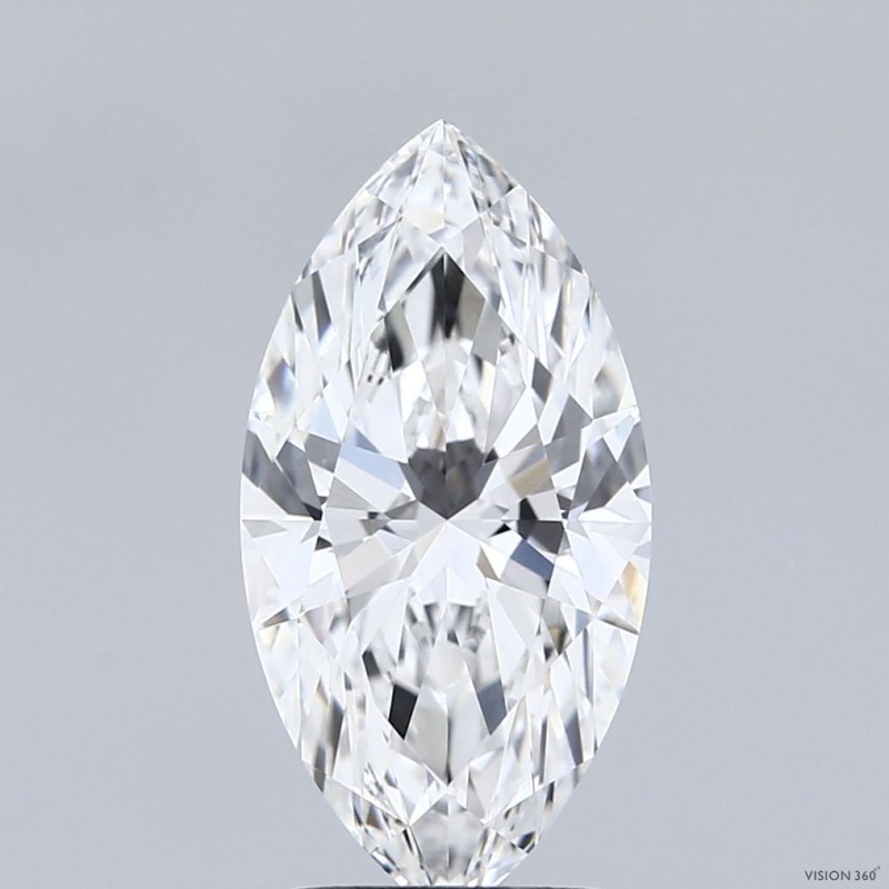 Diament laboratoryjny markiza, 2.5ct, VVS2, E, IGI LG747561356