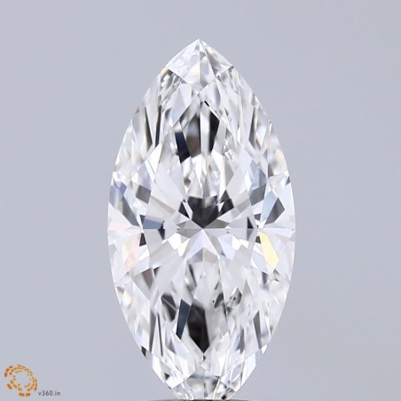 Diament laboratoryjny markiza, 2.57ct, VVS2, E, IGI LG741536035