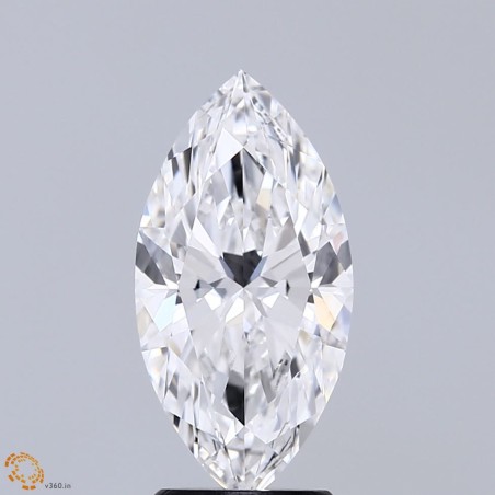 Diament laboratoryjny markiza, 2.51ct, VVS2, D, IGI LG739586455