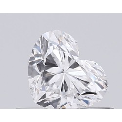 Diament serce, 0.4ct, VVS1, D, GIA 2534631998