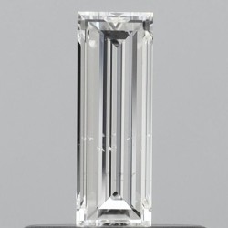 Diament bagietka, 0.3ct, SI1, F, IGI 741549221