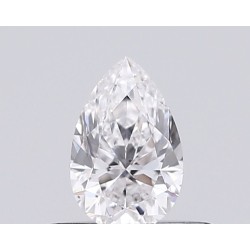 Diament szlif gruszkowy, 0.5ct, SI1, E, GIA 7531541054