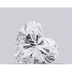 Diament serce, 0.3ct, VS1, F, GIA 6532578040