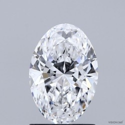 Diament laboratoryjny szlif owalny, 1.35ct, VVS1, D, IGI LG743502324