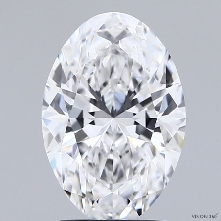 Diament laboratoryjny szlif owalny, 2.06ct, VVS2, D, IGI LG752555506