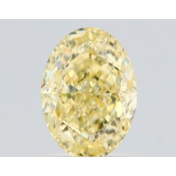 Diament o barwie fantazyjnej szlif owalny, 1.12ct, VS1, Fancy Yellow, GIA 1535374207