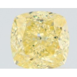 Diament o barwie fantazyjnej szlif poduszkowy brylantowy, 1.39ct, VVS1, Fancy Yellow, GIA 1533294674