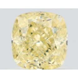 Diament o barwie fantazyjnej szlif poduszkowy modyfikowany, 0.91ct, VVS2, Faint Yellow, GIA 6521993551