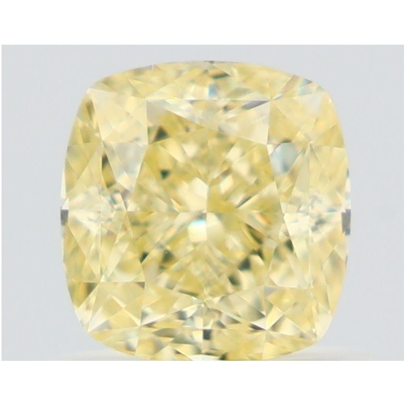 Diament o barwie fantazyjnej szlif poduszkowy modyfikowany, 0.91ct, VVS2, Faint Yellow, GIA 6521993551 Diament o barwie fantazyjnej szlif poduszkowy modyfikowany, 0.91ct, VVS2, Faint Yellow, GIA 6521993551