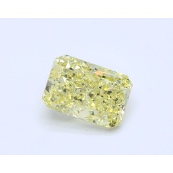 Diament o barwie fantazyjnej radiant, 1ct, VS2, Fancy Intense Yellow, GIA 2476168951