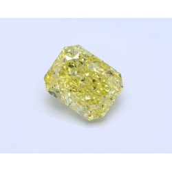 Diament o barwie fantazyjnej radiant, 1.01ct, SI2, Fancy Intense Yellow, GIA 1483020558
