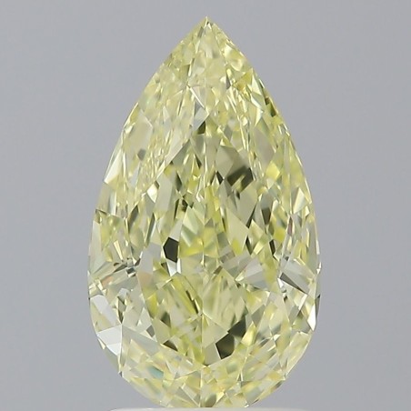 Diament o barwie fantazyjnej szlif gruszkowy, 1.63ct, VVS1, Fancy Yellow, GIA 5526212287