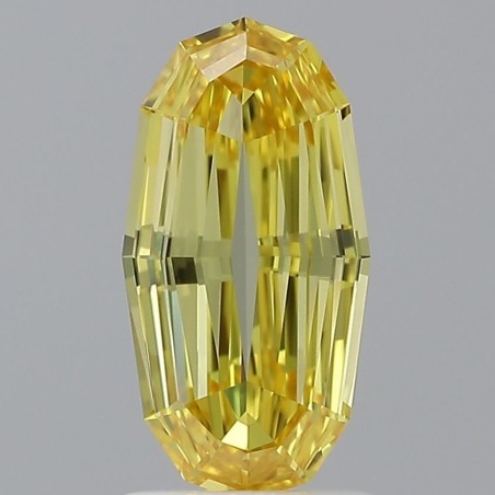 Diament o barwie fantazyjnej szlif owalny, 1.01ct, VS1, Fancy Vivid Orangey Yellow, GIA 5506954032
