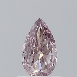 Diament o barwie fantazyjnej szlif gruszkowy, 0.3ct, SI1, Fancy Brownish Purplish Pink, GIA 2231512622
