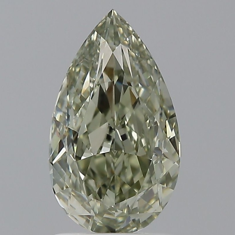Diament o barwie fantazyjnej szlif gruszkowy, 1.51ct, VVS2, Fancy Gray Yellowish Green, GIA 1232473950 Diament o barwie fantazyjnej szlif gruszkowy, 1.51ct, VVS2, Fancy Gray Yellowish Green, GIA 1232473950