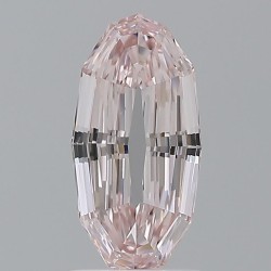 Diament o barwie fantazyjnej szlif owalny, 1.01ct, VS2, Fancy Light Pink, GIA 5496668115