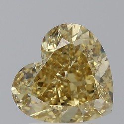 Diament o barwie fantazyjnej serce, 2ct, VS2, Fancy Brownish Yellow, GIA 1232536743