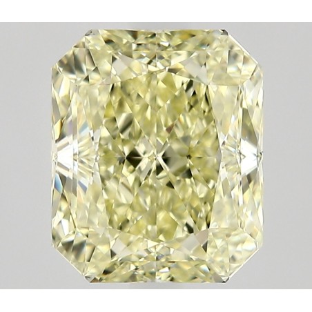 Diament o barwie fantazyjnej radiant, 1.7ct, VS1, Fancy Light Yellow, GIA 2547155914