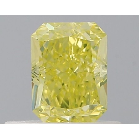 Diament o barwie fantazyjnej radiant, 0.53ct, VVS1, Fancy Intense Greenish Yellow, GIA 6535832931