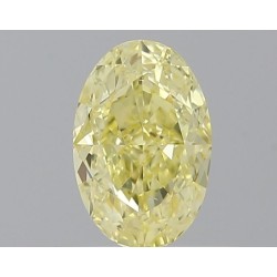 Diament o barwie fantazyjnej szlif owalny, 0.56ct, VS2, Fancy Intense Yellow, GIA 5536812425