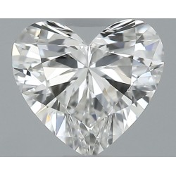 Diament serce, 0.5ct, VS1, F, GIA 5526493952