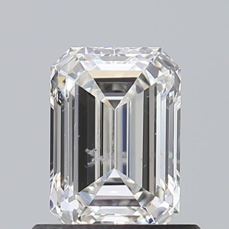 Diament szlif szmaragdowy, 0.7ct, SI2, F, GIA 6532136751