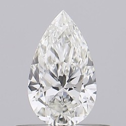 Diament szlif gruszkowy, 0.4ct, VVS1, I, GIA 6532708406