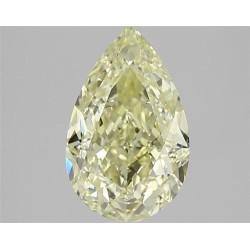 Diament o barwie fantazyjnej szlif gruszkowy, 1.54ct, VS2, Fancy Light Yellow, GIA 2497977486