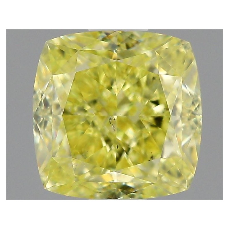 Diament o barwie fantazyjnej szlif poduszkowy modyfikowany, 1.03ct, SI1, Fancy Intense Yellow, GIA 2454595919 Diament o barwie fantazyjnej szlif poduszkowy modyfikowany, 1.03ct, SI1, Fancy Intense Yellow, GIA 2454595919