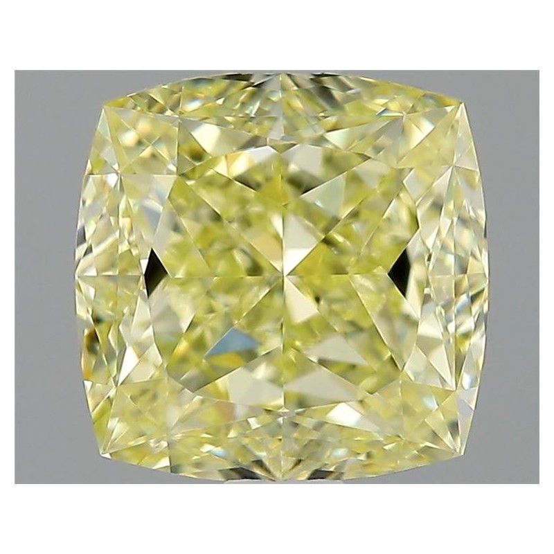 Diament o barwie fantazyjnej szlif poduszkowy modyfikowany, 1.52ct, VVS1, Fancy Yellow, GIA 7466411074 Diament o barwie fantazyjnej szlif poduszkowy modyfikowany, 1.52ct, VVS1, Fancy Yellow, GIA 7466411074