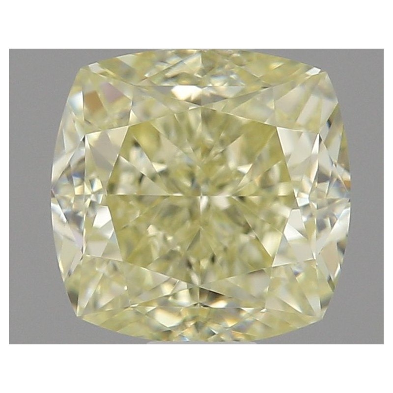 Diament o barwie fantazyjnej szlif poduszkowy brylantowy, 1ct, VVS1, Fancy Light Yellow, GIA 7488405619 Diament o barwie fantazyjnej szlif poduszkowy brylantowy, 1ct, VVS1, Fancy Light Yellow, GIA 7488405619