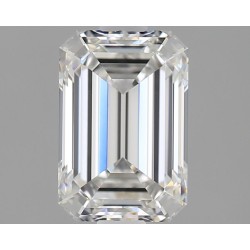 Diament laboratoryjny szlif szmaragdowy, 1.35ct, VVS2, F, IGI LG586366667