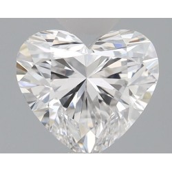 Diament laboratoryjny serce, 1.07ct, VVS2, D, IGI LG652478347