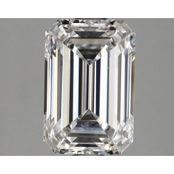 Diament laboratoryjny szlif szmaragdowy, 2.18ct, VVS2, E, GIA 1495927398
