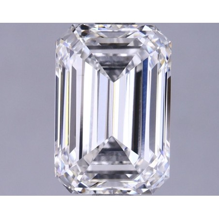 Diament laboratoryjny szlif szmaragdowy, 2.1ct, VVS2, F, GIA 2486812814