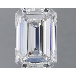 Diament laboratoryjny szlif szmaragdowy, 1.4ct, VVS2, D, IGI LG732562734