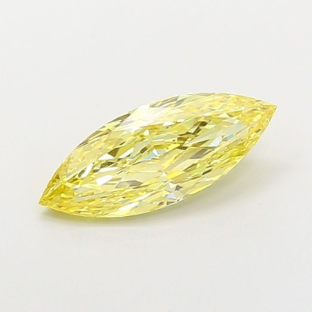 Diament laboratoryjny o barwie fantazyjnej markiza, 2.06ct, VVS2, Fancy Intense Yellow, IGI LG749563550