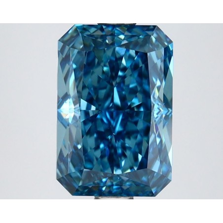 Diament laboratoryjny o barwie fantazyjnej radiant, 2.51ct, VVS2, Fancy Vivid Blue, IGI LG654418479
