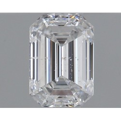 Diament szlif szmaragdowy, 0.4ct, SI2, D, GIA 6491395183